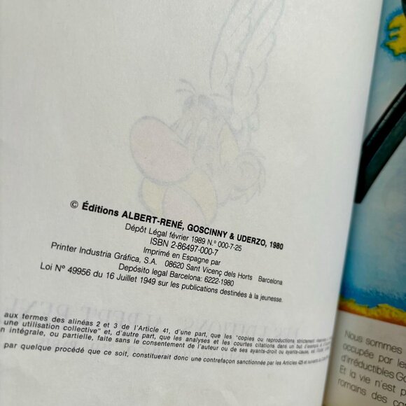 1980 Le grande fosse. Vintage 1980s French Asterix comic book - Picture 7 of 7